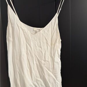 Wilfred Cream V-Neck Lightweight Cami with Adjustable Straps